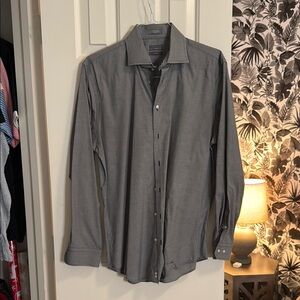 Men's Gray Dress Shirt